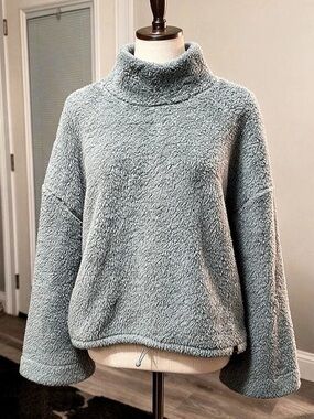 Balance Collection Teddy Fleece Pullover - Sage Green - Small